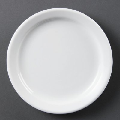 Olympia talíře Whiteware s úzkým okrajem 180 mm 12 ks – Zboží Dáma