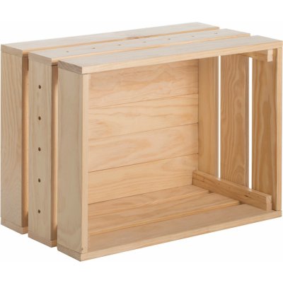 Astigarraga Home Box Dřevěná bedna 51,2 x 28 x 38,4 cm borovicové dřevo HOME01.99