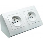 KS-BOX2ZBK-W Zás.blok rohový KS-BOX2ZBK-W Bílá – Hledejceny.cz