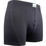 Lonka pánské bambusové boxerky Norbert BM117567 tmavě šedá – Zboží Dáma