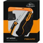 FISKARS set sekera X5 + pilka Xtract + rukavice 10461 – Zbozi.Blesk.cz