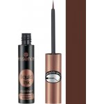 Essence Liquid Ink Eyeliner Waterproof Brown voděodolné inkoustové oční linky 02 Ash Brown 3 ml – Zboží Dáma