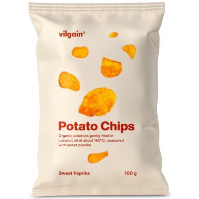 Vilgain Bramborové chipsy BIO sladká paprika 100 g – Zboží Dáma
