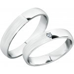 Snubní prsteny bílé zlato SP-244B – Zboží Dáma Snubní prsteny bílé zlato SP-244B – Zboží Dáma