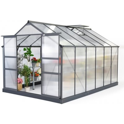 CoverTech Azalia Hliníkový 4 mm 3,1 x 4,9 x 2,2 m CT019 antracitová – Zboží Mobilmania