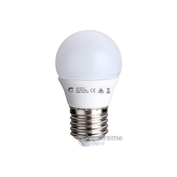 Žárovka Global G45 4W E27 Led žárovka E27 320 Lm 3.000K 4W Teplá bílá