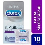 Durex Invisible Extra Thin Extra Lubricated 10ks – Hledejceny.cz