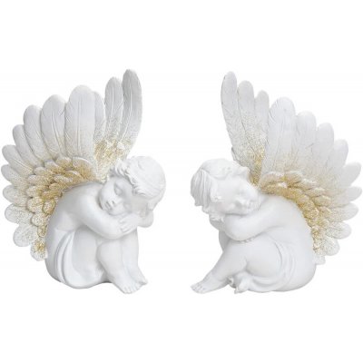 WURM Figurka sedícího anděla 18 cm (mix 2 vzorů /cena za 1 kus) – Hledejceny.cz