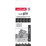 Uni pin Classic 8 ks černá – Zboží Dáma