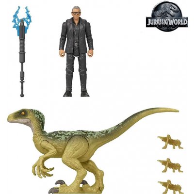 MATTEL Jurský svět Nadvláda Dr. Ian Malcolm a Velociraptor – Hledejceny.cz