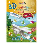 3D omalovánka A4 SET Letadlo – Zboží Dáma