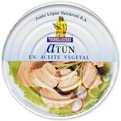 Vigilante Tuňák žlutoploutvý Atún Claro v rostlinném oleji 1 kg – Zboží Dáma