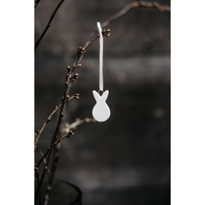 Závěsná keramická dekorace zajíček My White Storefactory Scandinavia – Hledejceny.cz