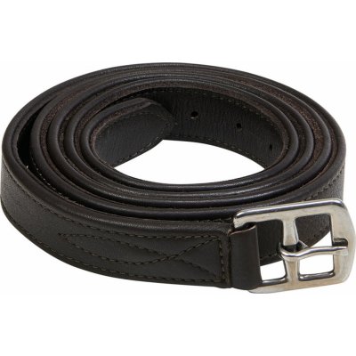 Equestro Řemeny třmenové kožené tmavě hnědé 125 cm – Hledejceny.cz