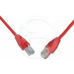 Solarix C5E-315RD-5MB patch CAT5E SFTP PVC, 5m, červený – Zboží Živě