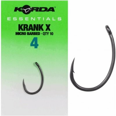 Korda Háčky Essentials Krank X Barbed 10ks Vel. 2 – Sleviste.cz