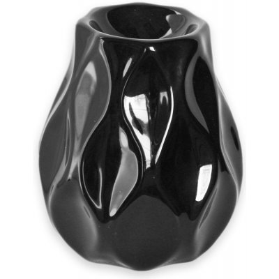 Zhangzhou aroma lampa porcelán 12,3 cm černá – Hledejceny.cz