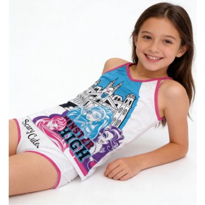 Setino dívčí spodní souprava Monster High modro-bílá – Sleviste.cz