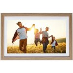 Rollei fotorámeček WiFi 152/ úhlopříčka 15.6"/ 32GB/ 2W/ Frameo APP/ Světlé dřevo – Zboží Živě