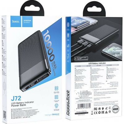 HOCO J72A Easy travel 10000mAh černá – Hledejceny.cz