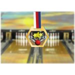Akrylátová medaile Bowling Zlatá – Hledejceny.cz