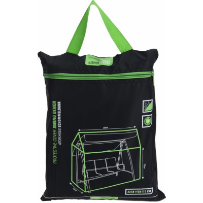 KOOPMAN 4003 Obal ProGarden na zahradní houpačku 225 x 145 x 175 cm, černý – Hledejceny.cz