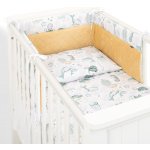 Mamo Tato Mantinel s povlečením 3D sada Minky Oceán zelená/písková/bílá 120 x 90 – Zboží Dáma