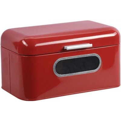 KESPER 18050 Chlebník 30 x 15,4 x 18 cm, nerez, červený – Zboží Dáma