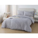 Xpose bavlna povlečení DARA na dvě lůžka šedé 140x200 70x90 – Zboží Mobilmania