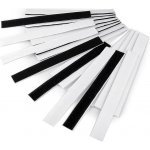 Suchý zip háček + plyš samolepicí stříhaný šíře 20 mm - 4 páry Varianta: 1 mix černobílý, Balení: 4 pár – Hledejceny.cz