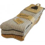 OVČÍ VĚCI Vlněné ponožky Lama Alpaka dámské celoroční sada 3 páry C – Zboží Mobilmania