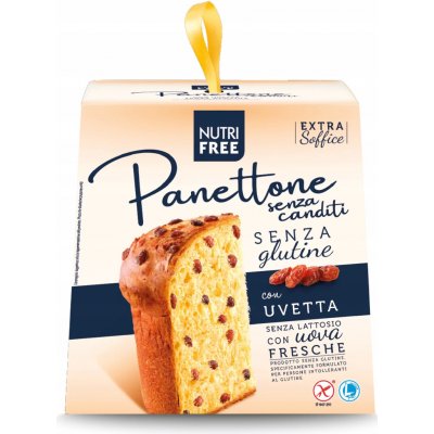 NutriFree Bezlepkové Panettone s ROZINKAMI 600 g – Zboží Dáma