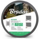 Bradas stínící fólie na plot 450g/m2 + spony 4,75 cm x 35 m antracit – Zbozi.Blesk.cz