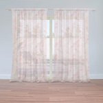 Sablio Záclony Růžové rostliny: 2ks 150x250cm – Hledejceny.cz