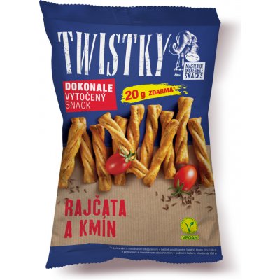Twistky Rajčata kmín 160 g – Zboží Dáma