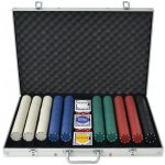 zahrada-XL Poker set s 1000 žetony – Zboží Dáma