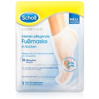 Scholl Vyživující maska na nohy s makadamovým olejem PediMask Expert Care (Foot Mask) 1 pár