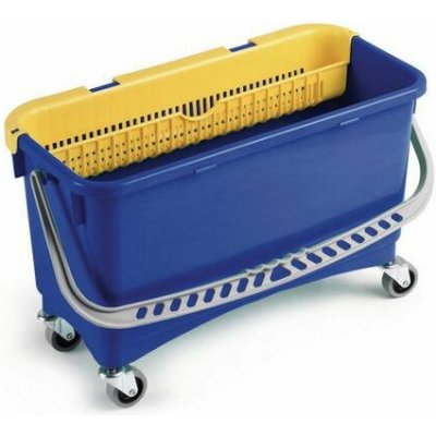 TTS Úklidový kbelík na kolečkách s ručním ždímačem 20 l – Zboží Dáma