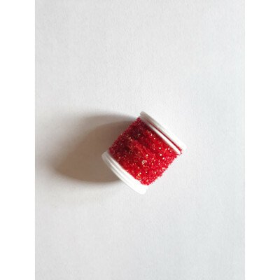 Hends HE MICROCHENILLE CACTUS 1 mm - ČERVENÁ PERLEŤ – Hledejceny.cz