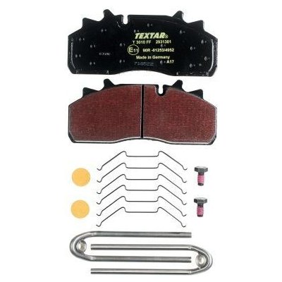 Sada brzdových destiček, kotoučová brzda TEXTAR 2931301 – Sleviste.cz