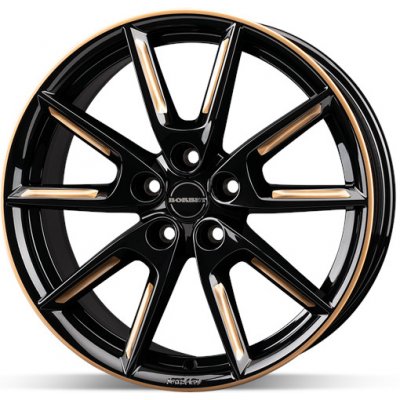 Borbet LX 8x18 5x114,3 ET40 black gold – Zboží Mobilmania