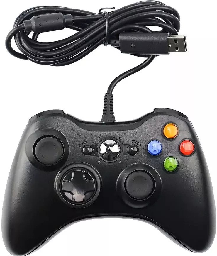 PSko drátový ovladač pro Xbox 360 černý 5982