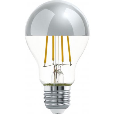 Eglo LED Žárovka se zrcadlovým vrchlíkem A60 E27/7W/230V 2700K Eglo 11834 EG11834 – Zboží Mobilmania
