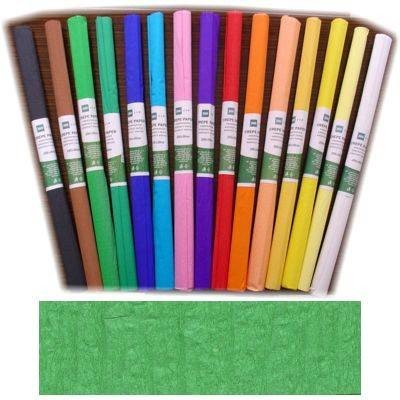 papír krepový sytě zelený č. 200 – Zboží Dáma