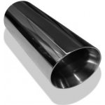 FOX Nerezová koncovka výfuku na zváranie / Typ 25 / okruhlá / s hrubou stenou / zošikmená / v priemere 100 mm / Dĺžka 300 mm | Zboží Auto