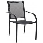 Sunfun Zahradní židle Lea, 66 x 56 x 86 cm, ocel, černá FCS00349K BLACK – Hledejceny.cz