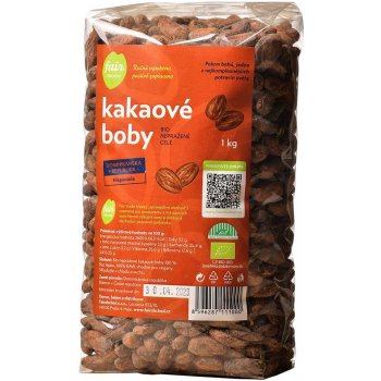 Fairobchod Bio kakaové boby celé nepražené 1 kg