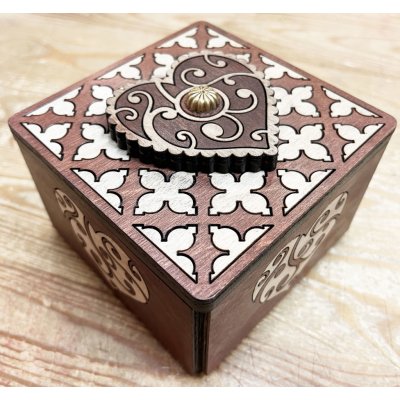 Herz Box dřevěný hlavolam – Zboží Mobilmania