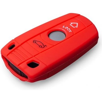 Klíčenka Ochranné silikonové pouzdro na klíč pro BMW červená