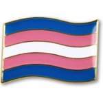 Odznak (pins) 20mm duhová vlajka Transgender - barevný – Zboží Dáma